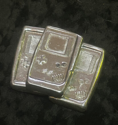 1oz Solid Silver Nintendo Bar, 999fs Handmade Collectible, Perfect Gift for Gamers, Unique Memorabilia. - Image 5