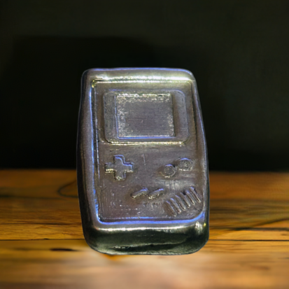 1oz Solid Silver Nintendo Bar, 999fs Handmade Collectible, Perfect Gift for Gamers, Unique Memorabilia. - Image 8