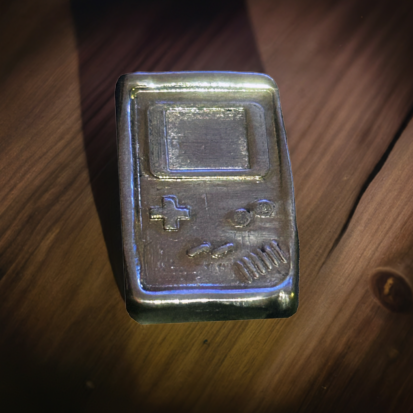 1oz Solid Silver Nintendo Bar, 999fs Handmade Collectible, Perfect Gift for Gamers, Unique Memorabilia. - Image 12