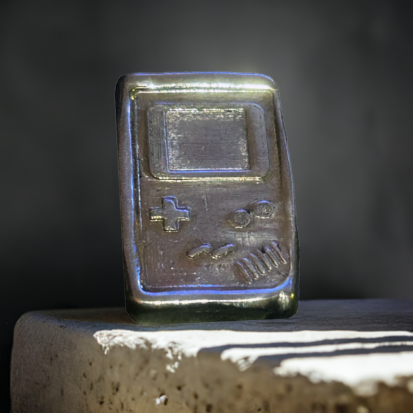 1oz Solid Silver Nintendo Bar, 999fs Handmade Collectible, Perfect Gift for Gamers, Unique Memorabilia. - Image 10