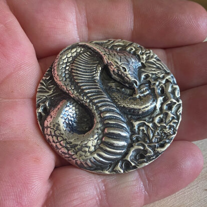 Snake in the grass round – 66g silver bullion