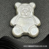 2 oz Solid Silver Hand Poured Teddy Bear - Unique Artisan Crafted Keepsake - Perfect for Collectors or Christening Gift - Image 5