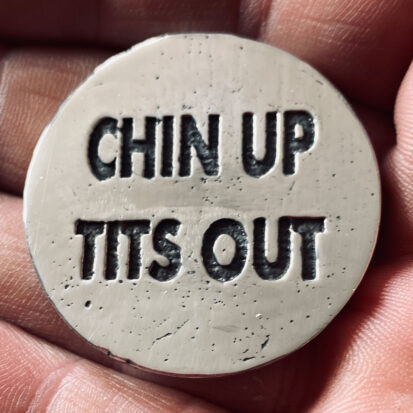 Chin Up – Tits Out – 1 oz Silver Round (Bullion 999fs)