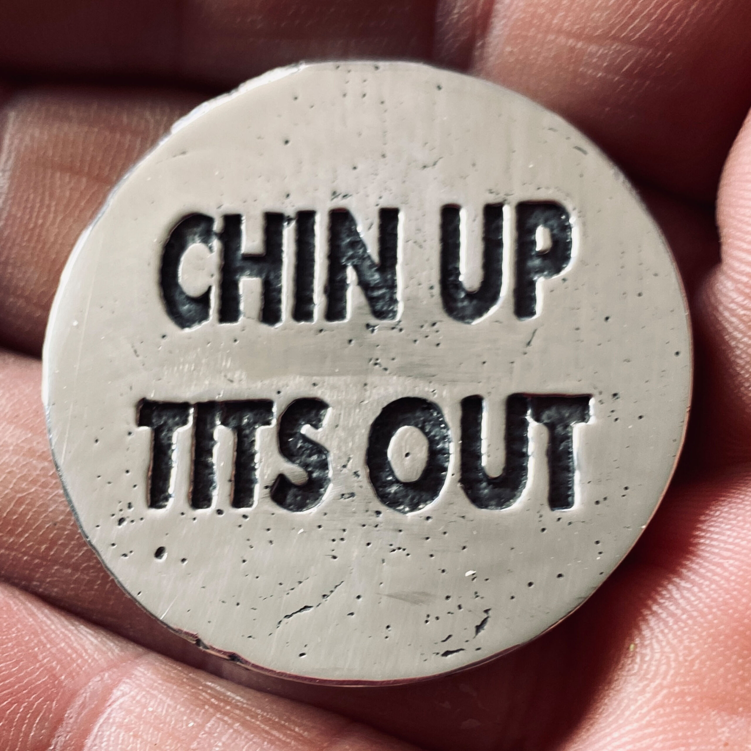 Chin Up – Tits Out – 1 oz Silver Round (Bullion 999fs) | Pure Scottish  Silver